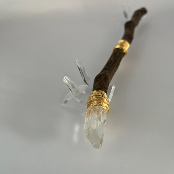 Handmade Optical Lemurian Wand - "Simplicity" (Reiki Infused) - *One of a Kind* - Picture 1 of 4